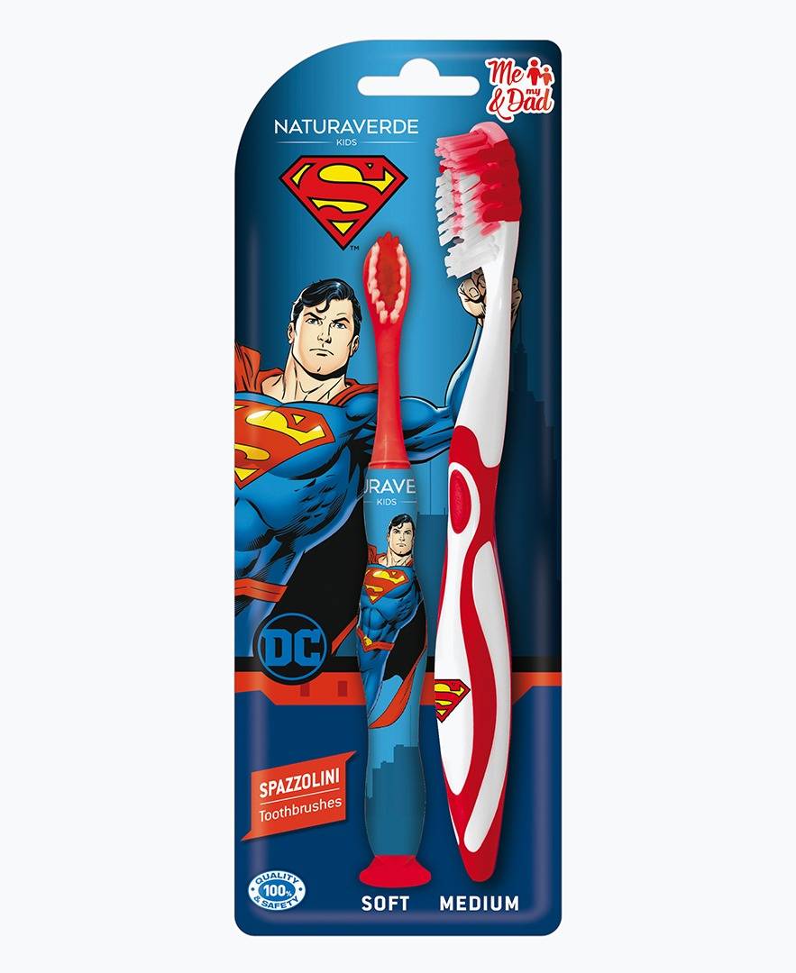 Naturaverde SUPERMAN SET SPAZZOLINI MINI-ME
