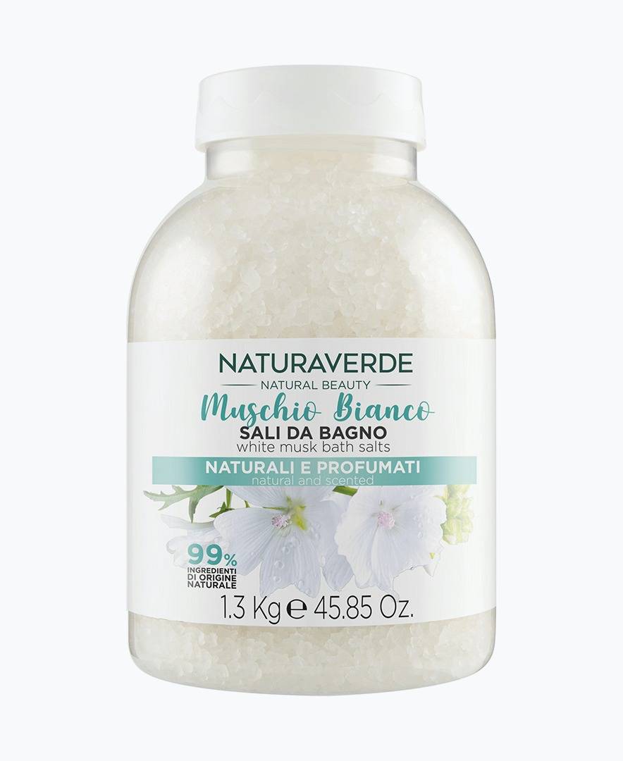 Naturaverde SALI DA BAGNO MUSCHIO BIANCO Novità