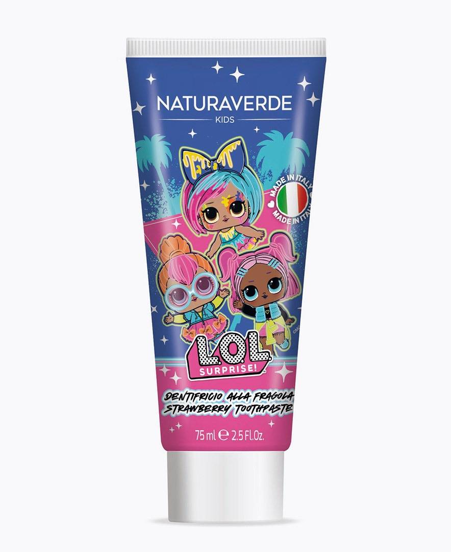 Naturaverde L.O.L. SURPRISE! DENTIFRICIO ALLA FRAGOLA 75ML Italia
