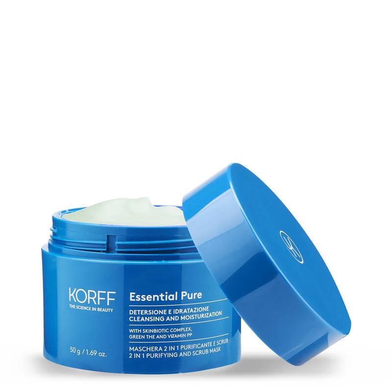 Korff Essential maschera 2 in 1 purificante e scrub Qualità