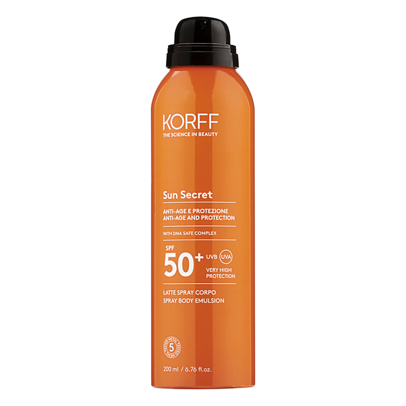 Korff Sun secret latte spray corpo spf50+ Consegna Veloce