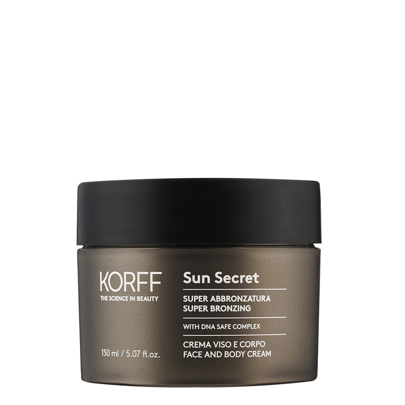 Korff Sun secret crema viso e corpo super abbronzatura