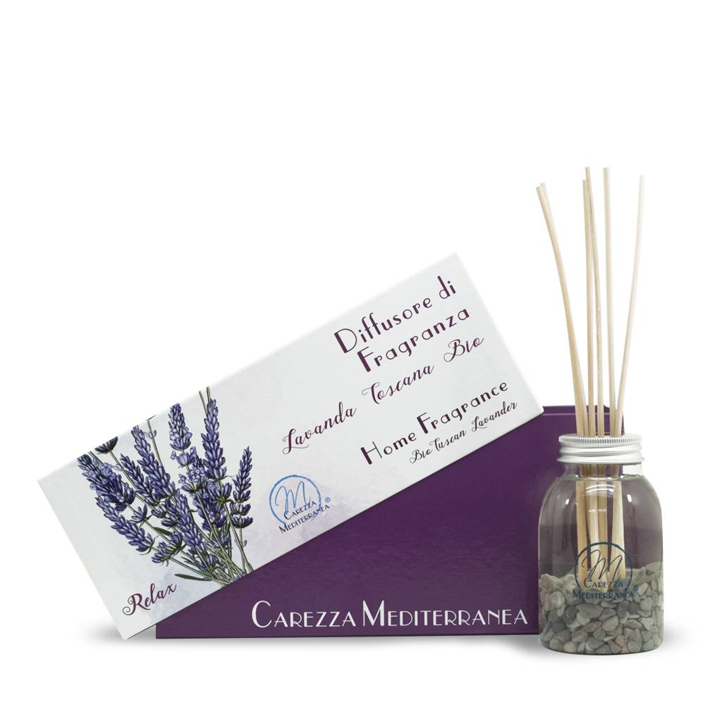 Pilogen Carezza Diffusore di Fragranza alla Lavanda Toscana 180ml - Carezza Mediterranea Qualità Garantita