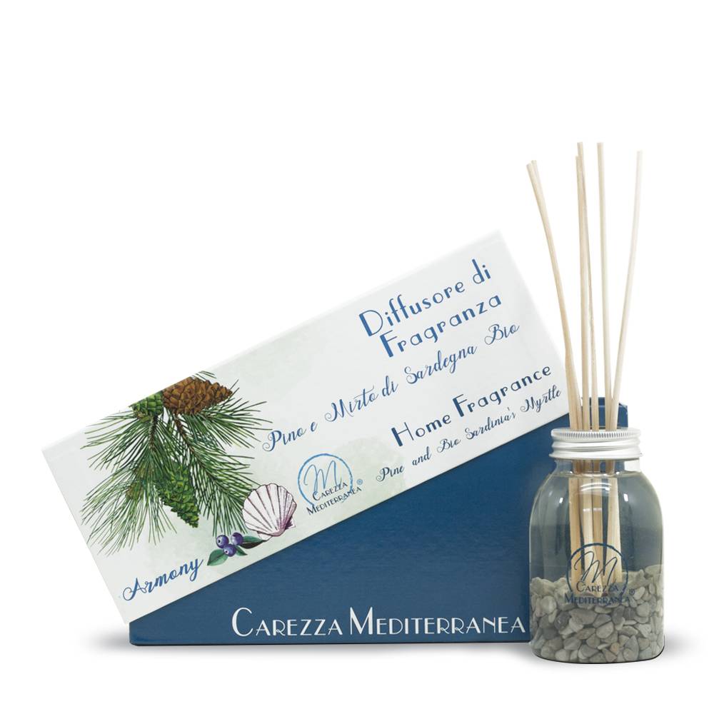 Pilogen Carezza Diffusore di Fragranza al Pino e Mirto di Sardegna 180ml - Carezza Mediterranea Negozi Online