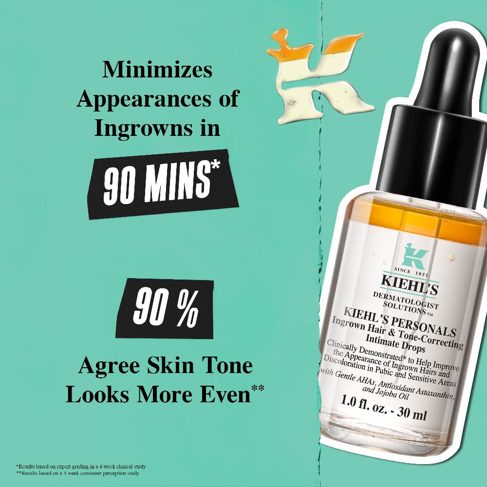 Kiehls Ingrown Hair & Tone-Correcting Intimate Drops 2025