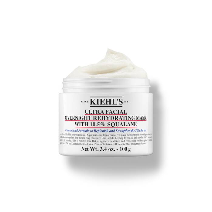 Kiehls Ultra Facial Overnight Rehydrating Mask con 10.5% di Squalano Offerte