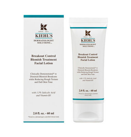 Kiehls Breakout Control Blemish Treatment Facial Lotion with Niacinamide Vendite Flash