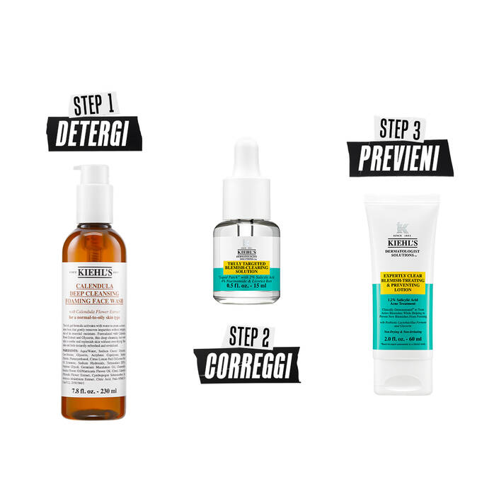 Kiehls Imperfezioni Gameover Kit Shopping Online