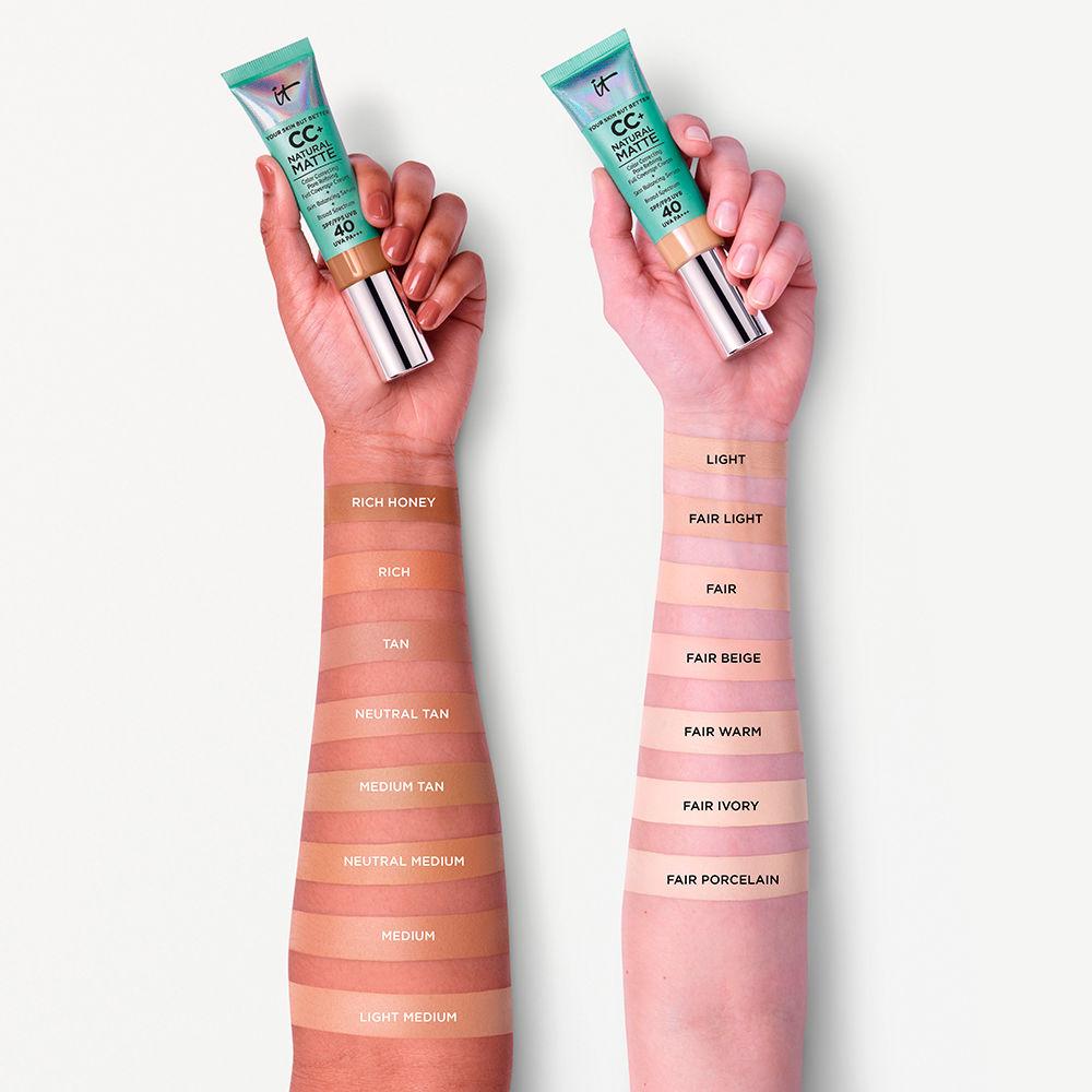 IT Cosmetics Fondotinta in crema CC+ NATURAL MATTE SPF40 Offerta