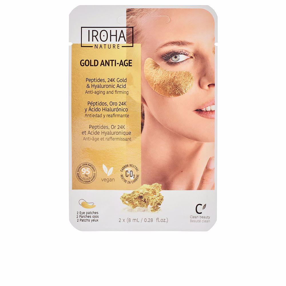 Iroha Nature GOLD tissue eyes patches extra firmness