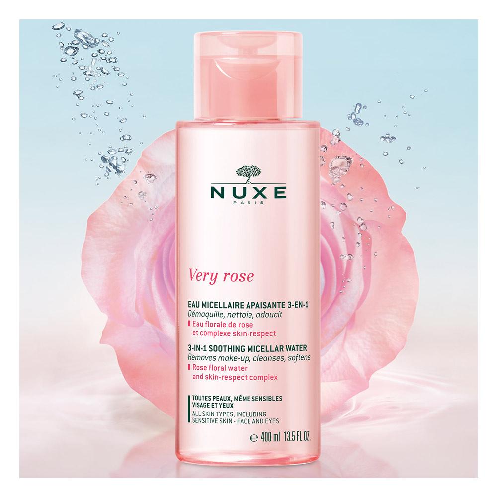 Nuxe VERY ROSE acqua micellare lenitiva 3in1 tutta la pelle Nuovo