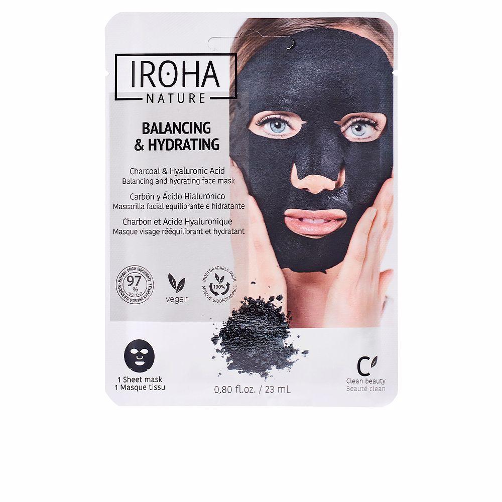 Iroha Nature DETOX CHARCOAL BLACK tissue facial mask Moda