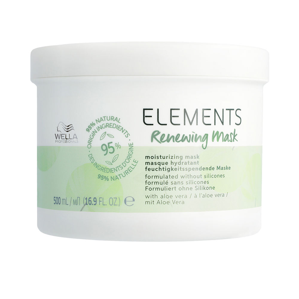 Wella Professionals ELEments Maschera Idratante Rinnovatrice Senza Siliconi Tutti i Tipi di Capelli