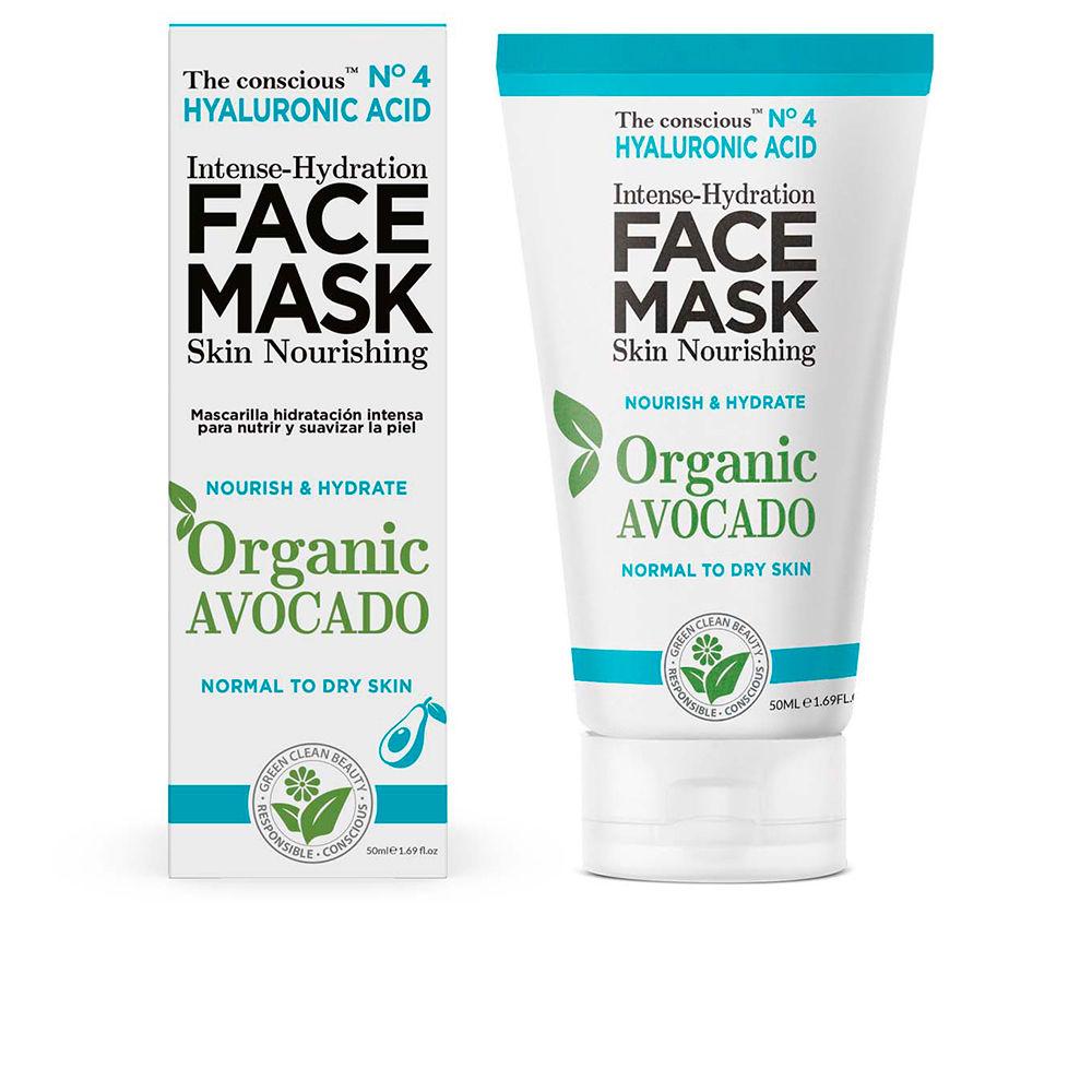 The Conscious™ HYALURONIC ACID intense-hydration face mask organic avocado