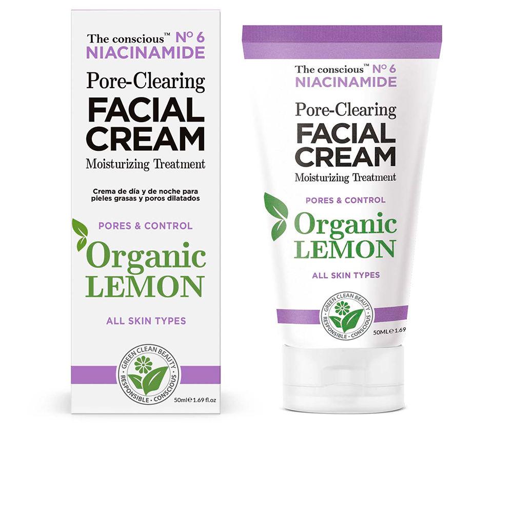 The Conscious™ NIACINAMIDE pore-clearing facial cream organic lemon