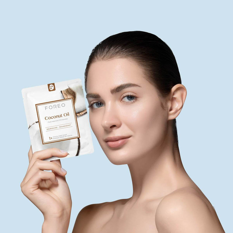FOREO Coconut Oil Nourishing Sheet Mask Presa
