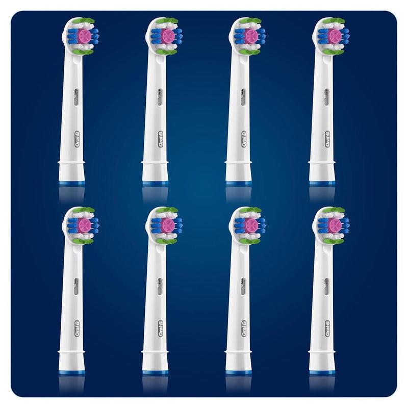 Oral B Oral-B 3D White Power Toothbrush Refill Heads (8 Pack) Sconto