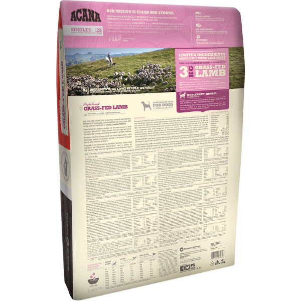 Bauzaar Acana Grass-Fed Lamb Recipe Grain Free Vendita Economica