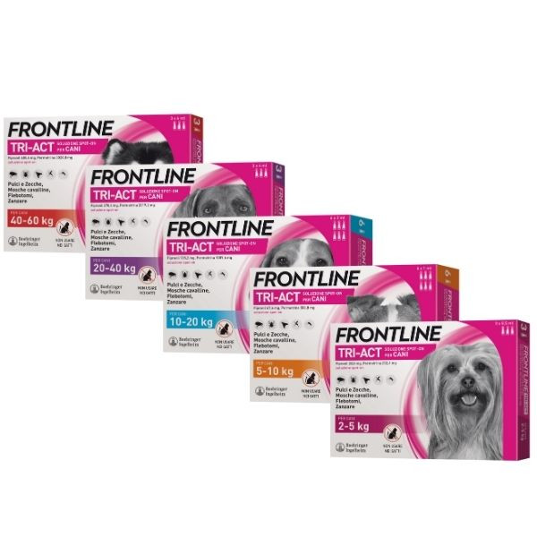 Bauzaar Frontline Tri-Act Spot-On per cani