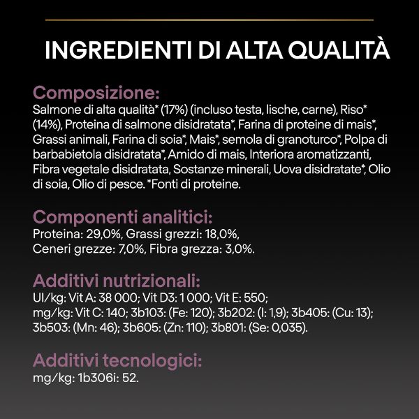 Bauzaar Purina Pro Plan Sensitive Skin Medium Adult Crocchette per Cane Salmone Shopping Online
