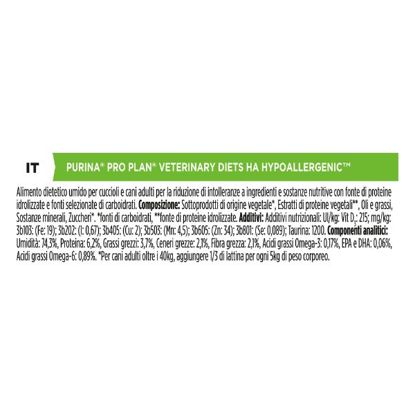Bauzaar Purina Veterinary Diets HA Hypoallergenic Economico