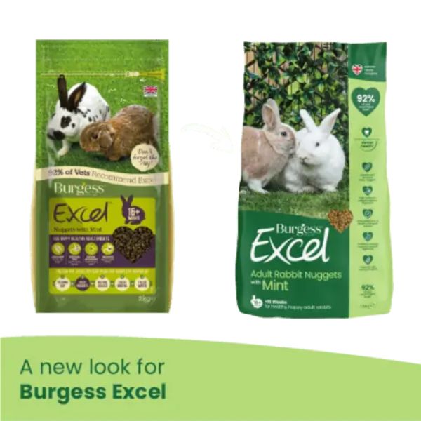 Bauzaar Burgess Excel Coniglio Adult Menta Presa