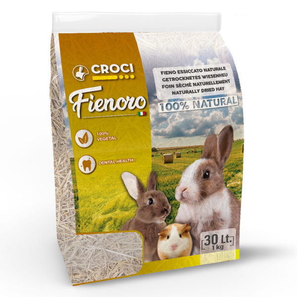 Bauzaar Fieno naturale Fienoro per conigli Croci Rabbit