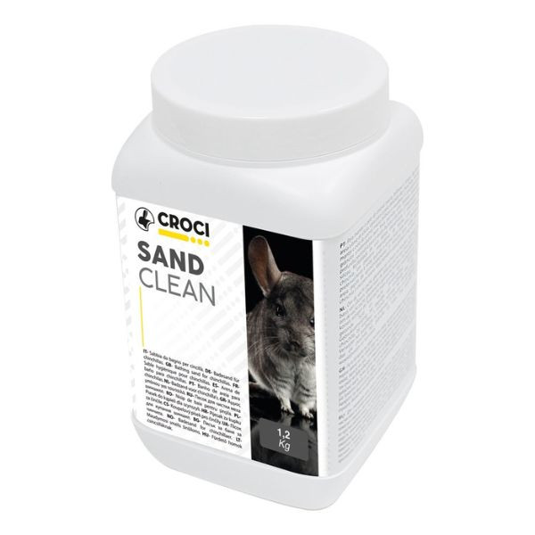 Bauzaar Sabbia in silicio per cincillà Sand Clean Croci