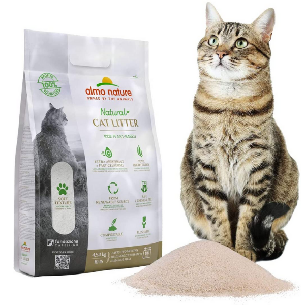 Bauzaar Almo Nature Natural Cat Litter Soft Texture lettiera vegetale Promozione Limitata