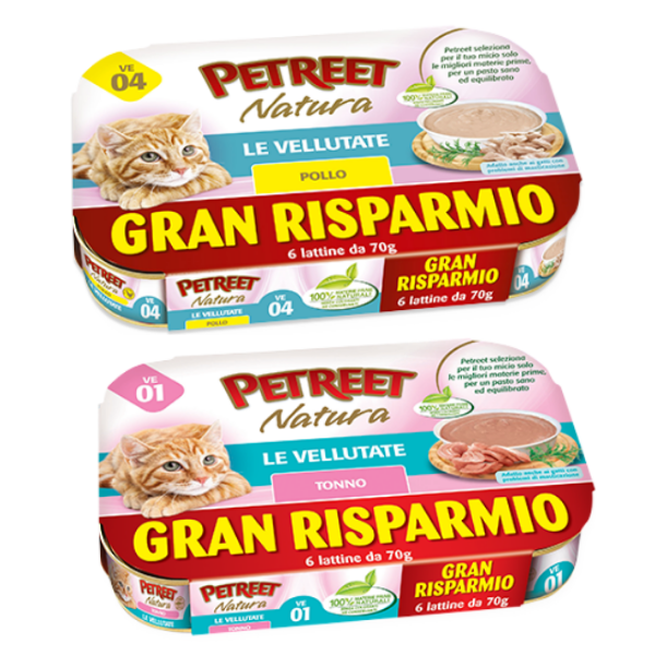 Bauzaar Petreet Vellutate Cat Maxi Scorta 6x70 gr