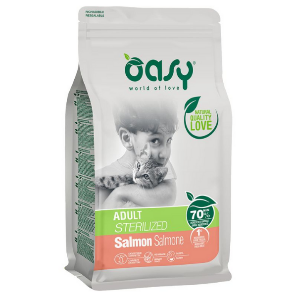 Bauzaar Oasy Adult Cat Sterilized Salmone