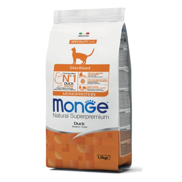 Bauzaar Monge Natural Superpremium Sterilised Monoprotein con Anatra