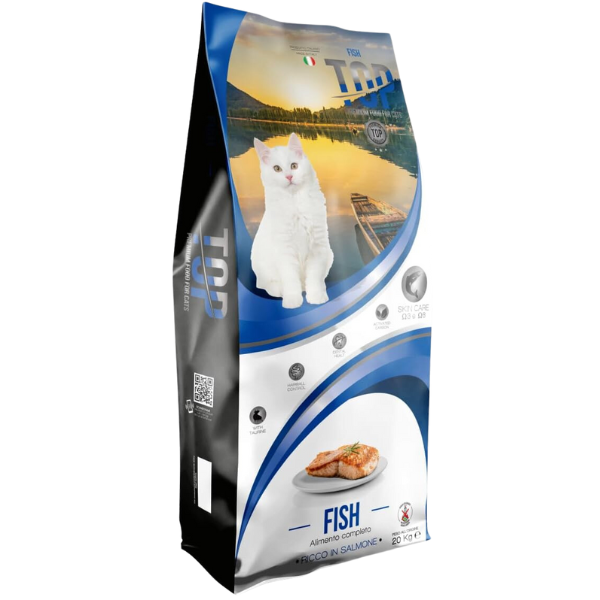 Bauzaar Top Gatto Fish Adult ricco di salmone