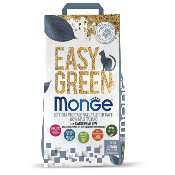 Bauzaar Lettiera vegetale Monge Easy Green con Carboni Attivi