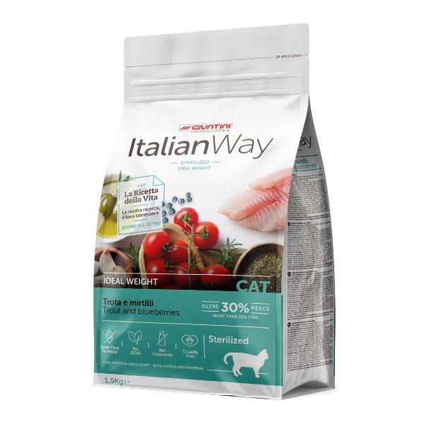 Bauzaar ItalianWay Cat Sterilized Trota e Mirtilli
