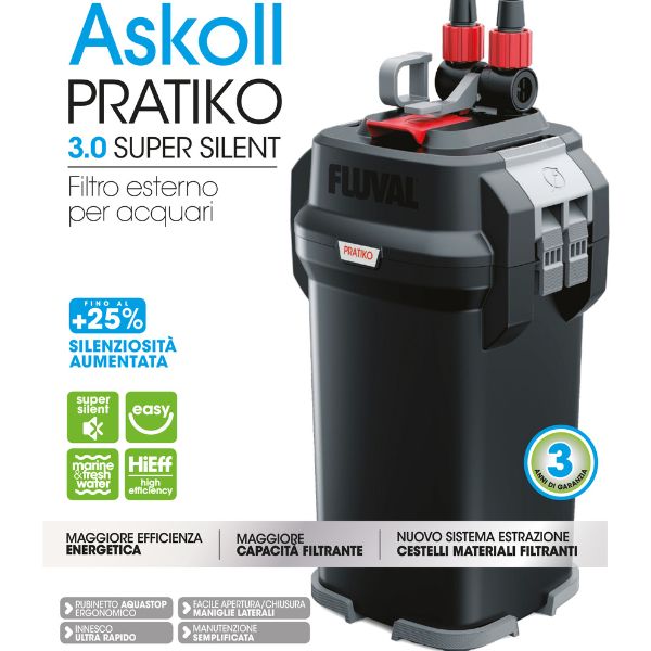 Bauzaar Filtro esterno per Acquari Pratiko 3.0 Super Silent Askoll Shopping Online