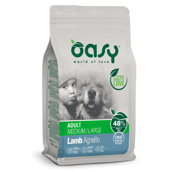 Bauzaar Oasy Monoproteico Adult Medium/Large Agnello