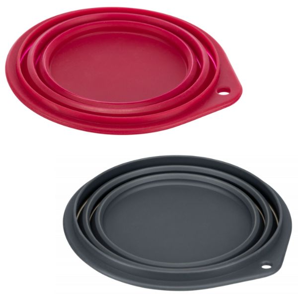 Bauzaar Ciotola da viaggio pieghevole in silicone Trixie Nuova