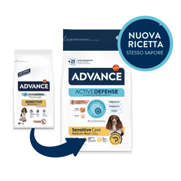 Bauzaar Advance Adult Active Defence Medium/Maxi Salmone e Riso In Linea