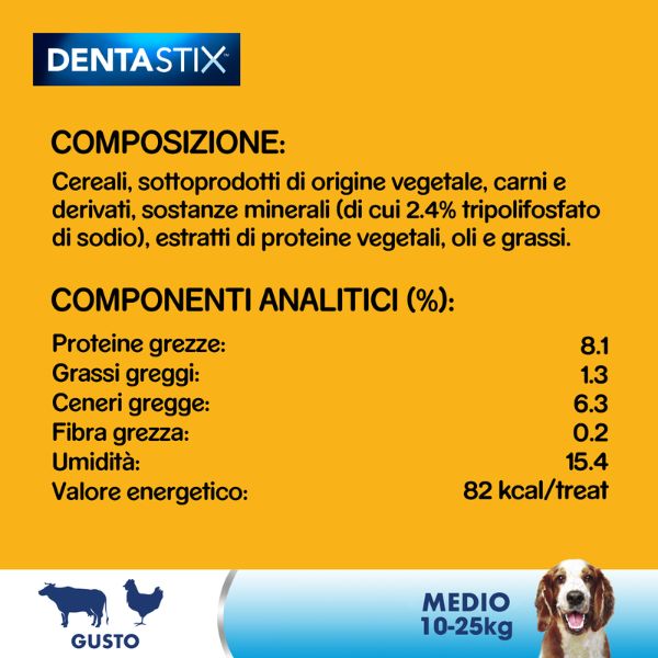 Bauzaar Pedigree Dentastix Medium snack per l'igiene orale Offerte