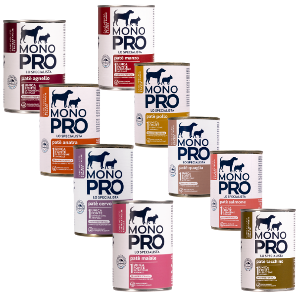 Bauzaar Monopro lo specialista Adult All Breeds Patè Grain Free 400 gr