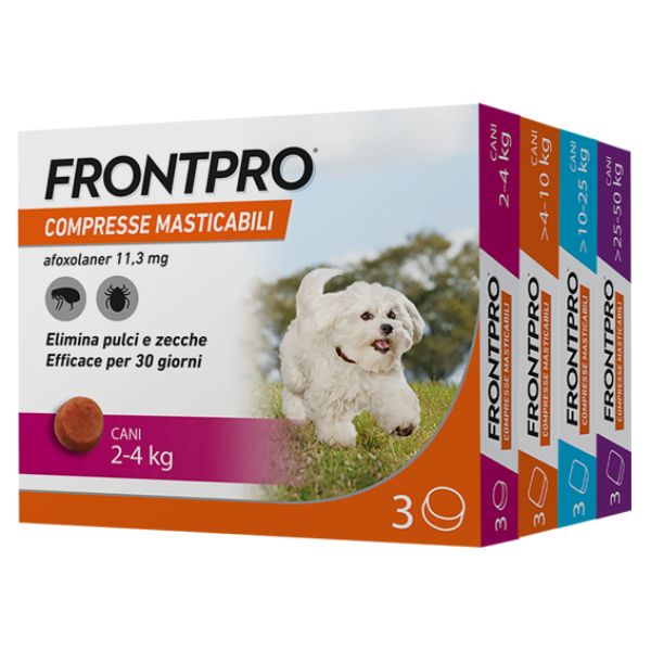 Bauzaar Frontpro compresse antiparassitarie masticabili Frontline