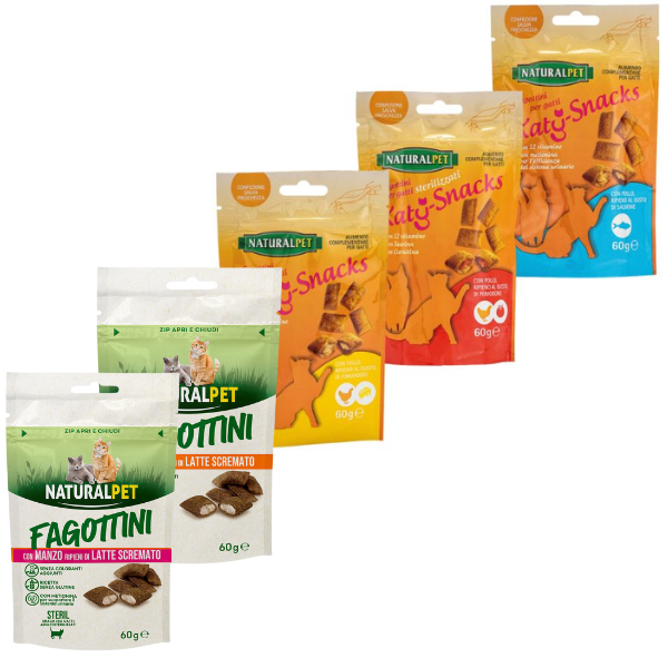 Bauzaar NaturalPet Fagottini ripieni Cat Adult 60 gr