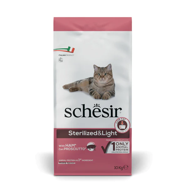 Bauzaar Schesir Cat Dry Sterilized and Light Prosciutto