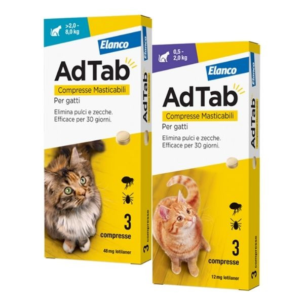 Bauzaar AdTab Elanco Compresse masticabili Antiparassitario orale per gatti