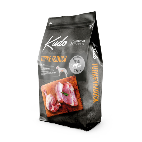 Bauzaar Kudo Low Grain Adult Medium/Maxi Tacchino e Anatra
