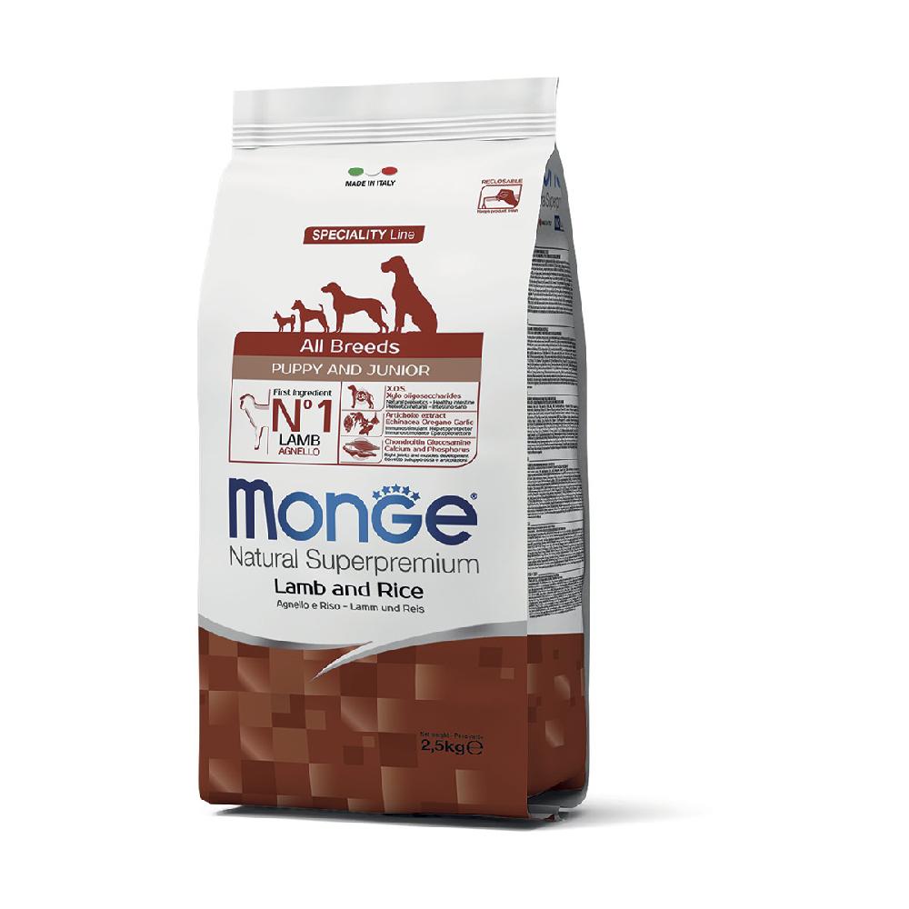 Bauzaar Monge Natural Superpremium Puppy & Junior Agnello e Riso
