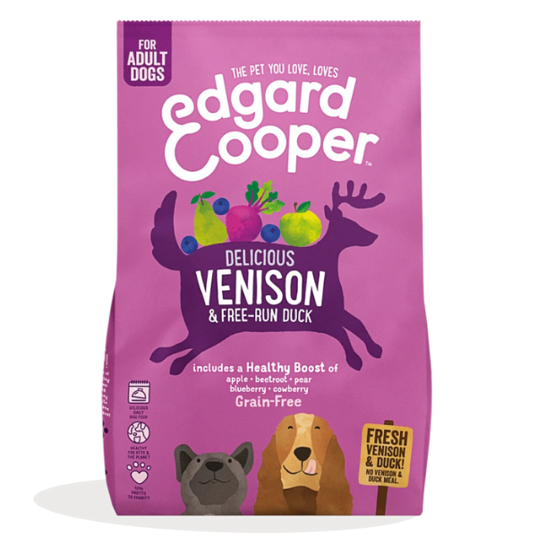 Bauzaar Edgard & Cooper Adult Grain Free Anatra e Cervo