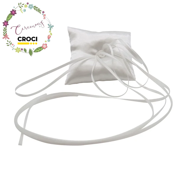 Bauzaar Cuscinetto porta fedi con velcro per cani Croci Ceremony
