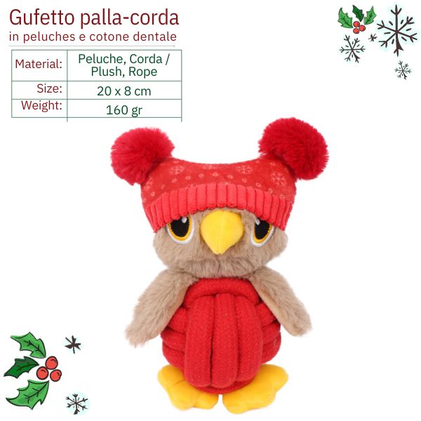 Bauzaar Peluche palla in corda Gufetto Ferribiella Latest fashion